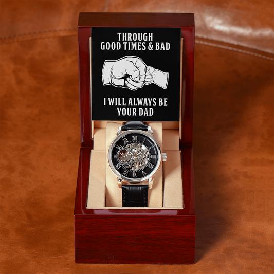 Son - Through Good Times & Bad - Men's Openwork Watch