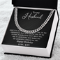 Husband - Wonderful Person - Cuban Link Chain
