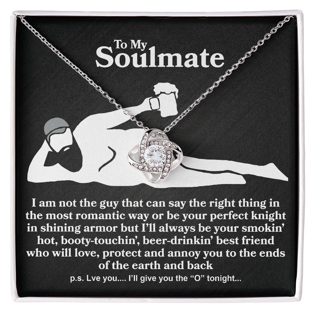 Soulmate - I Am Not The Guy - Love Knot Necklace - INCLUDES FREE SHIPPING