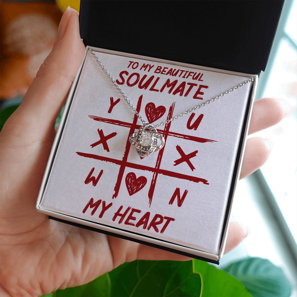 To My Beautiful Soulmate - Love Knot Necklace
