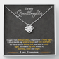 Granddaughter - I Hugged The Little Pendant - Love Grandma