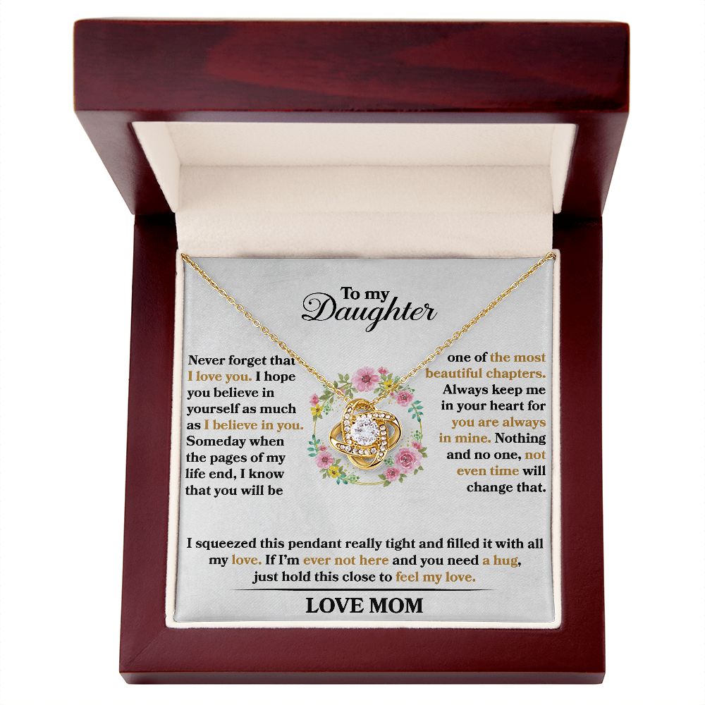 Daughter - Never Forget I Love You - Love Mom