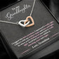 Granddaughter - I Hugged This Little Pendant - Love Grandma
