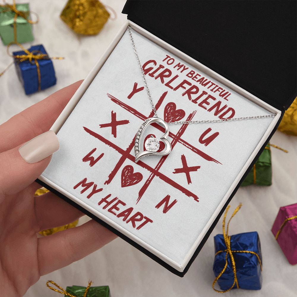 To My Beautiful Girlfriend - Forever Love Necklace