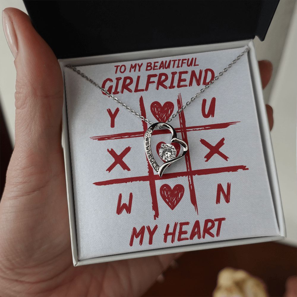 To My Beautiful Girlfriend - Forever Love Necklace