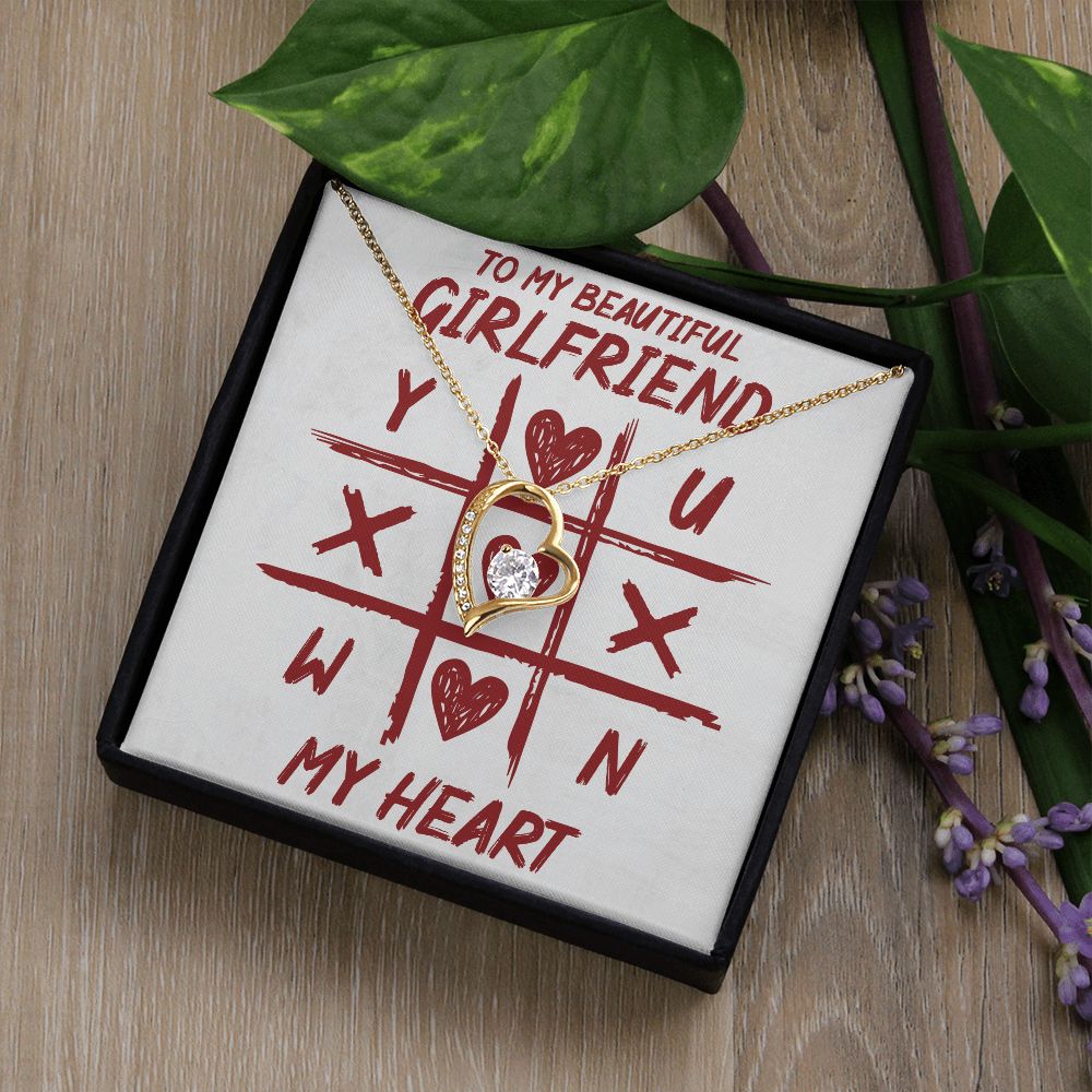 To My Beautiful Girlfriend - Forever Love Necklace