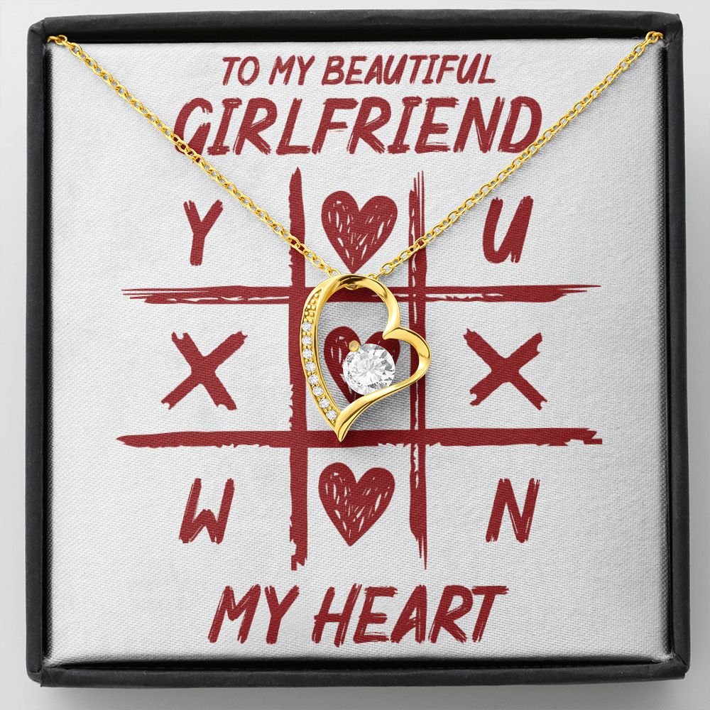 To My Beautiful Girlfriend - Forever Love Necklace